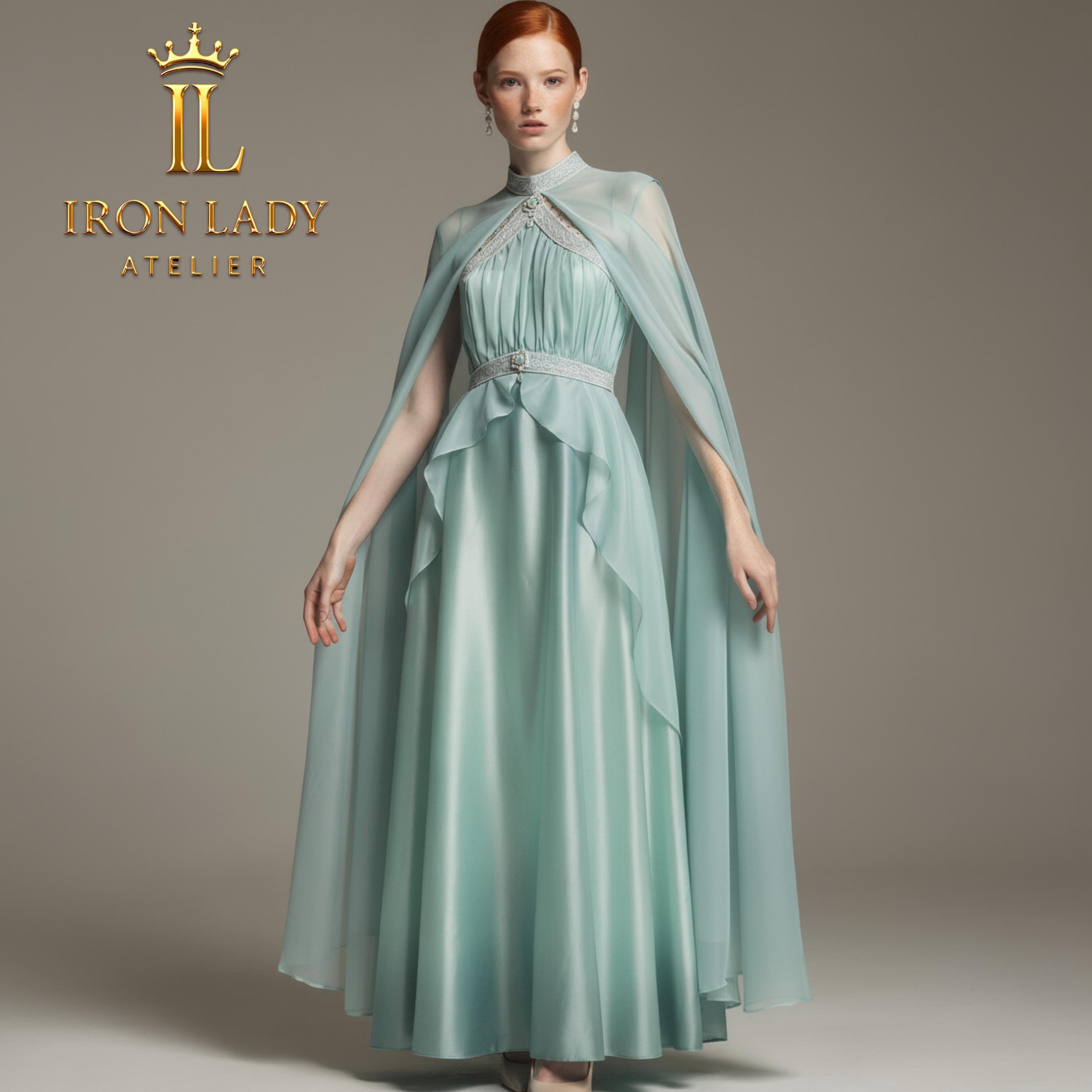 slim fit dress slacks Fairy Sage Green Flower Girl Dress with 3D Floral Appliqués D009 Sage Green / Child-14 main image 0