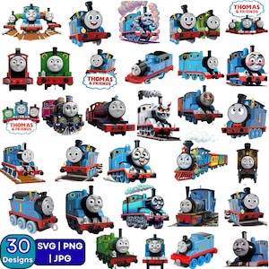 Pakiet SVG Tomek i Przyjaciele, Tomek i Przyjaciele PNG, Clipart, SVG dla Cricut, Wektor, Natychmiastowe pobieranie, Pliki cyfrowe