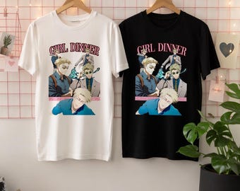 Nanami Girl Dinner Jujutsu Kaisen T-shirt – anime meme esthetisch T-shirt – otaku streetwear