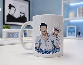 SatoSugu Jujutsu Kaisen mok – esthetische anime mok Gojo Geto – cadeau-idee voor anime-fans