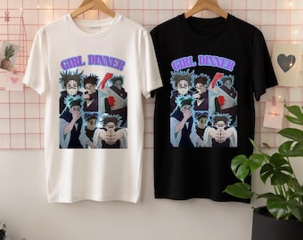 Choso Girl Dinner Jujutsu Kaisen T-shirt – anime meme esthetisch T-shirt – otaku streetwear