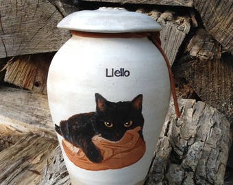 Cat Urn Etsy