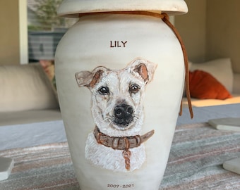 CUSTOM Dog Urn Pet Urn Up To 50 lb Pet