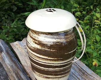 Pet Urn for Dog Ashes up to 55 lbs Ceramic Urn Stoneware