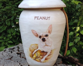 Pet Urn for Dogs CUSTOM Dog Urn Up to 25 lb Pet