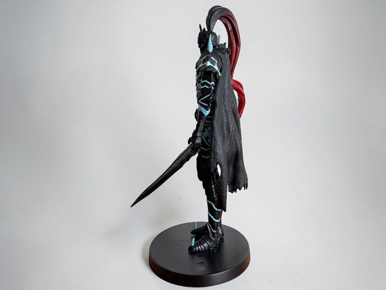 Gamer shelf decor anime knight model