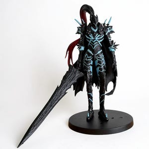 Gamer shelf decor anime knight model