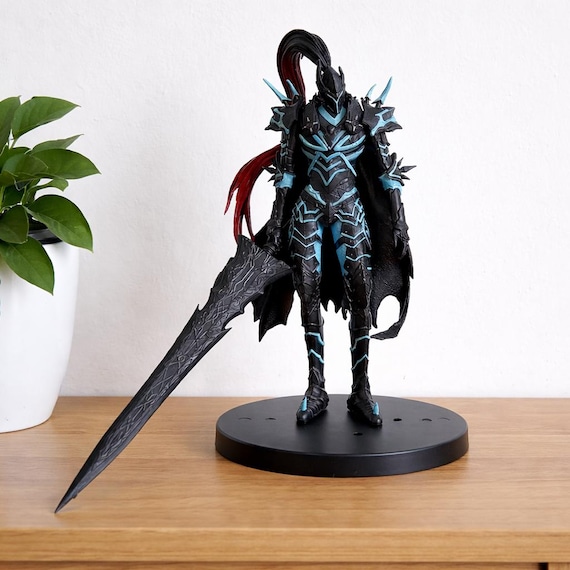 Igris Solo Leveling Figure Blood Red Shadow Soldier Statue, 21cm Anime Knight Figurine, Manhwa Collectible Gift