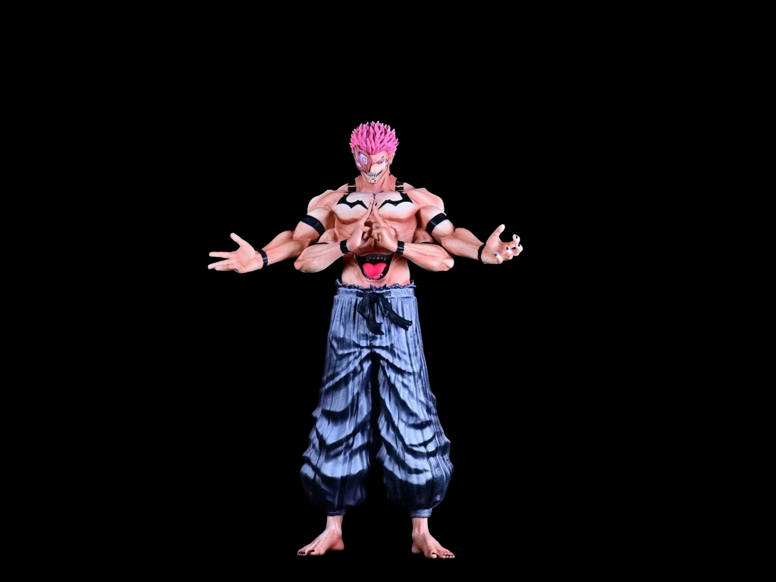 Figurine Jujutsu Kaisen Ryomen Sukuna 26cm - PVC - Statue De Collection