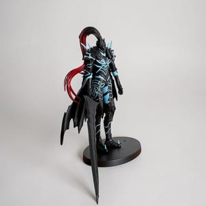 Gamer shelf decor anime knight model