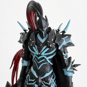 Gamer shelf decor anime knight model