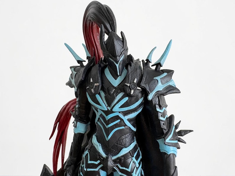 Gamer shelf decor anime knight model