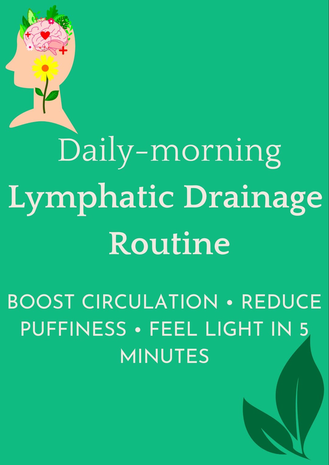 Lymphatic Morning Routine 5 Minute Lymphatic Drainage Routine PDF | Anti Bloating Morning Workout ...