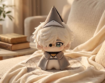 10cm Witch Hat Atelier Qifrey Nunu Plush Toys Pendant Cute Cotton Doll Ornament Birthday Holiday Gift Kids Best Friends Anime