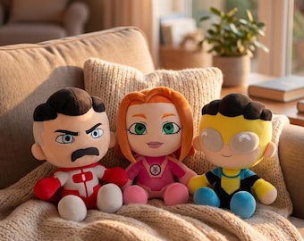 Invincible Plush Omni Man Stuffed Doll Cartoon Anime Peripheral Collectible Creative Toy For Adult Animation Fans Home Decor