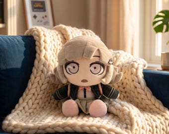 Chiaki Nanami Danganronpa 2 Goodbye Despair Plush Doll Soft Stuffed Toy Game Peripheral Anime Collectible Figure Gift for Fans