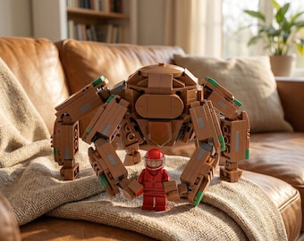 MOC Projected Hail Mary Rocky Building Blocks Model Project Hails Mary Movie Saving Rocky Monster Assemble Toys Fans Kids Gifts