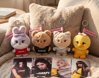 Blackpink Cartoon Plush Doll Cute Keychain Plush Toy Kawaii Hanging Ornament Collection Support Gift For Fans