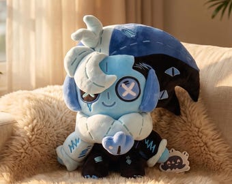 20cm Cookie Run Kingdom Shadow Milk Cookie Kawaii Plush Doll Stuffed Toy Cosplay Dress Up Toy Gift Cotton Figure Mascot Birthday