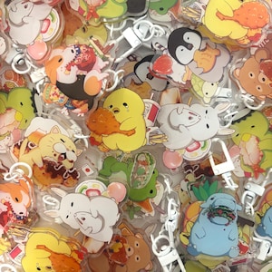 Llavero Munchie Friends, llavero acrílico, adorno para bolso