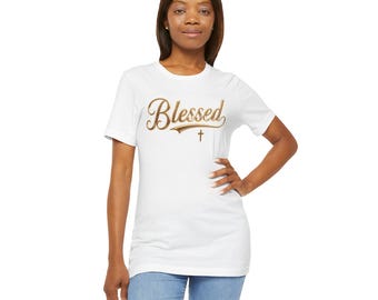 Blessed Unisex Gold T Shirt