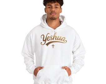 Gold Yeshua Jesus Faith Unisex Hoodie