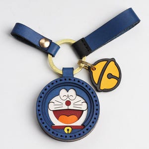 Anime Keychain | Leather Keychain | Personalized Key Pendant | Car Ornament | Holiday Gift