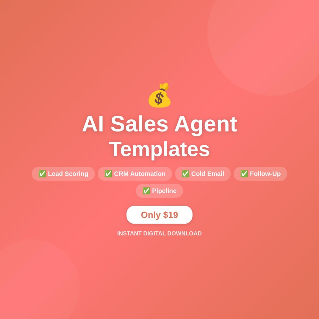 AI Sales Agent Templates — Lead Generation, CRM Automation and Cold ...
