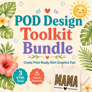 Kit de herramientas para impresión bajo demanda / Diseño de camisas estilo western para impresión bajo demanda / Herramienta para vendedores de Etsy para descargas instantáneas Printify Printful Pattern Bundle