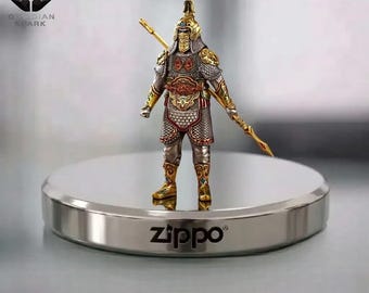 Encendedor Elite Warrior Armor, regalo para él, diseño detallado de caballero guardián, estilo Zippo coleccionable de primera calidad, regalo de cumpleaños, accesorios para hombre