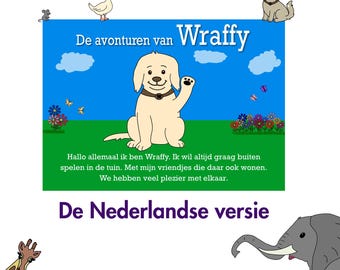 Digital Children's Book Wraffy in Dutch | E-book Children Animal Story | Read-aloud book Toddler, Preschooler | Printable PDF