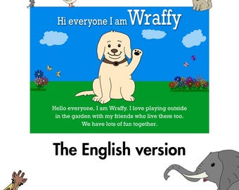 Digital Children's Book Wraffy in English | E-book Children Animal Story | Read-aloud book Toddler, Preschooler
