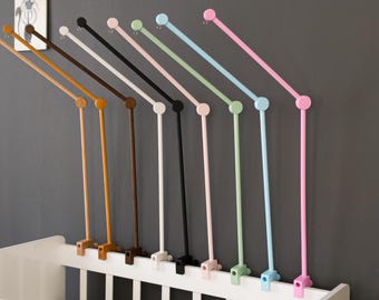 Für Wickeltisch & Krippen Handyhalter, Mehrzweck Handyarm aus Holz,