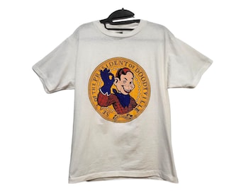 1980s Vintage Howdy Doody Tshirt, President of Doodyville 1989 Single Stitch Tee, Old Kids TV Show Souvenir Shirt, Retro Vintage Clothing