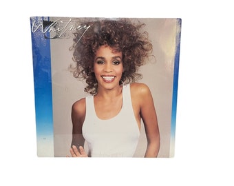 Vintage Whitney Houston LP, Sealed 1987 Whitney Vinyl Record Album, Arista Records, Pop R & B Music, So Emotional, Where Do Broken Hearts Go