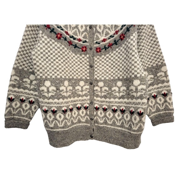 1980s Vintage Susan Bristol Sweater, Hand Embroid… - image 3