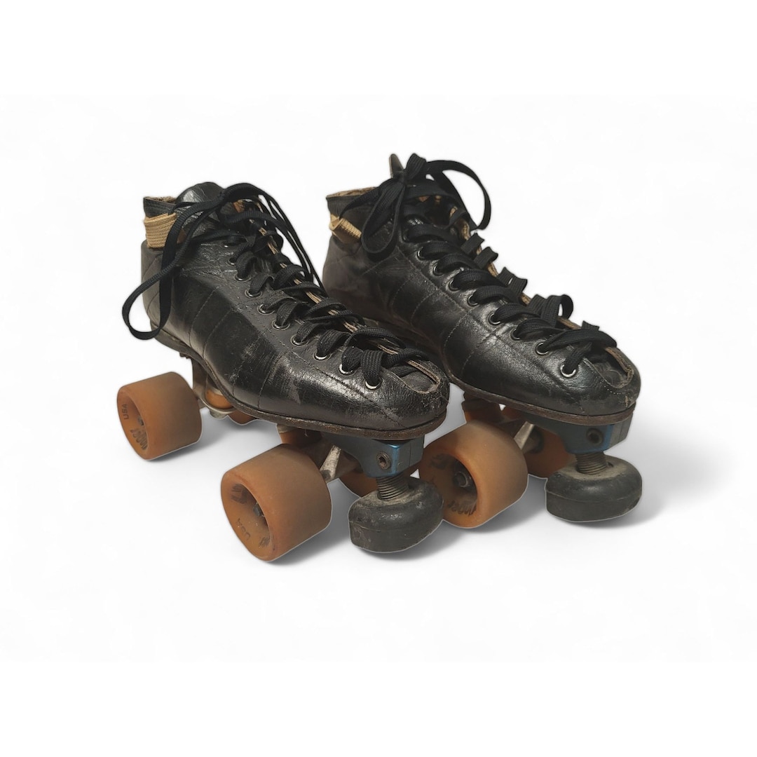 Vintage Riedell 595 Speed Skates Red Wing MN Top Grain Etsy