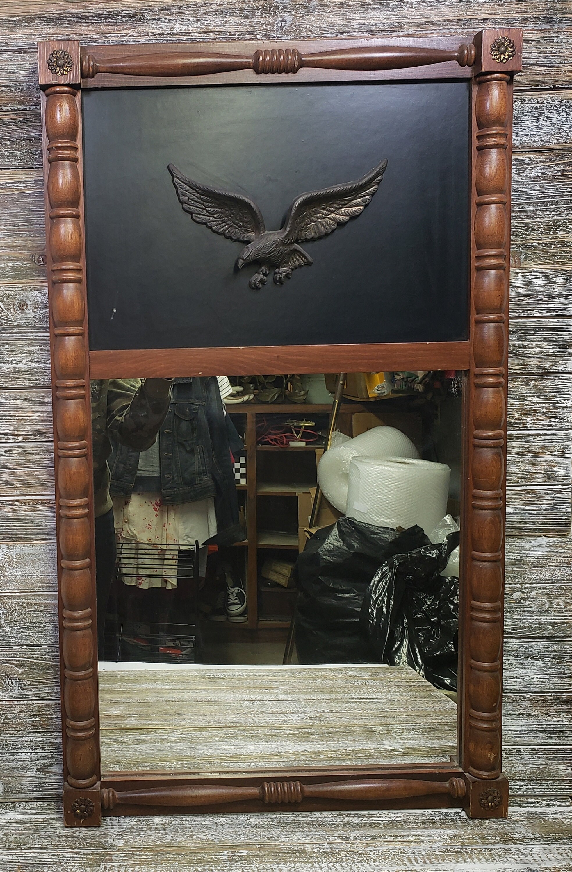 Vintage Flying Eagle Mirror 1960s Gardner Mirror Co. Soaring Etsy