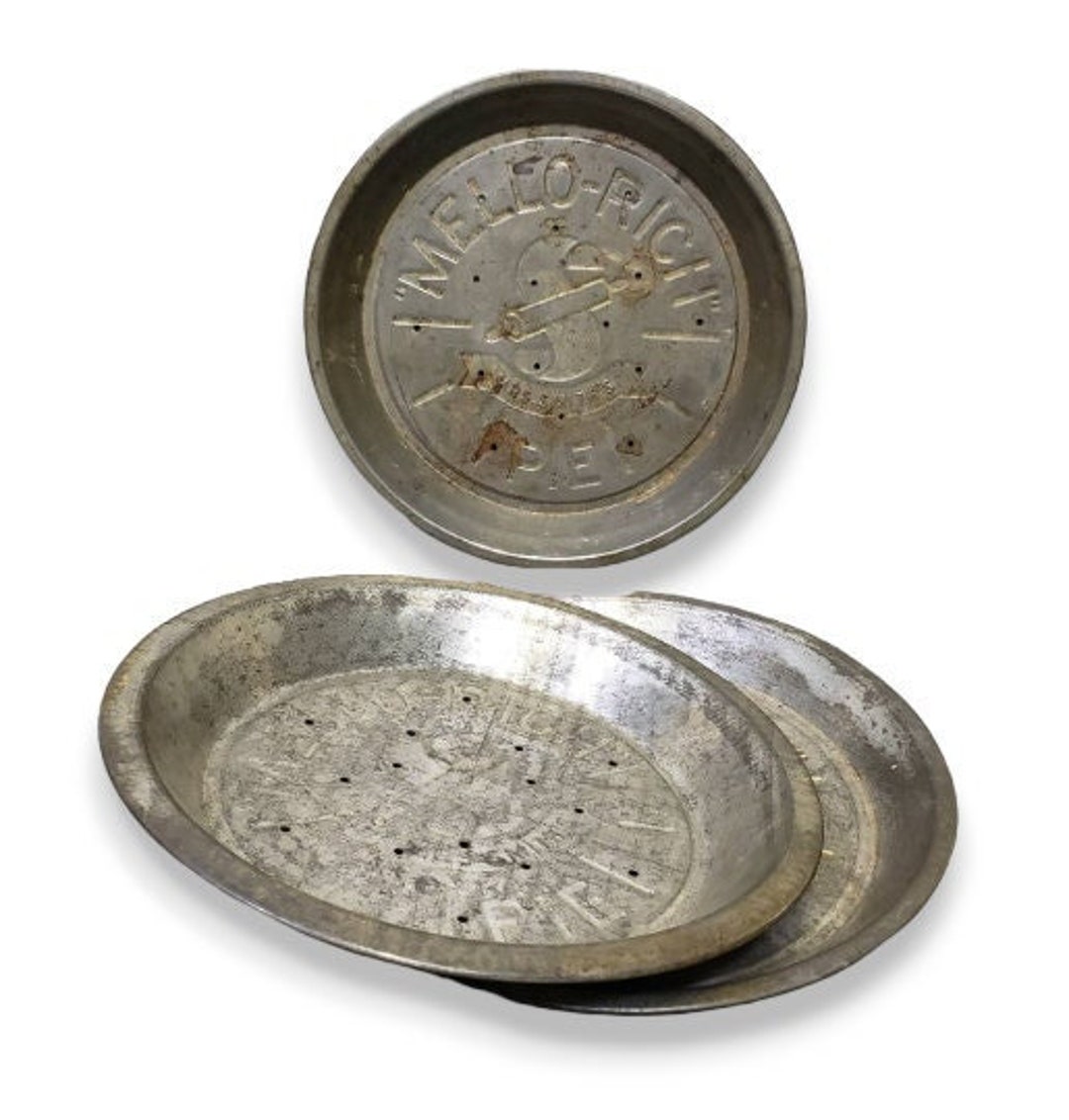 1960s Vintage Mrs Smith's Mello Rich Pie Pans 3 Metal Etsy