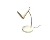 Vintage Gooseneck Lamp, Mid Century Lighting Cone Fiberglass Desk Lamp