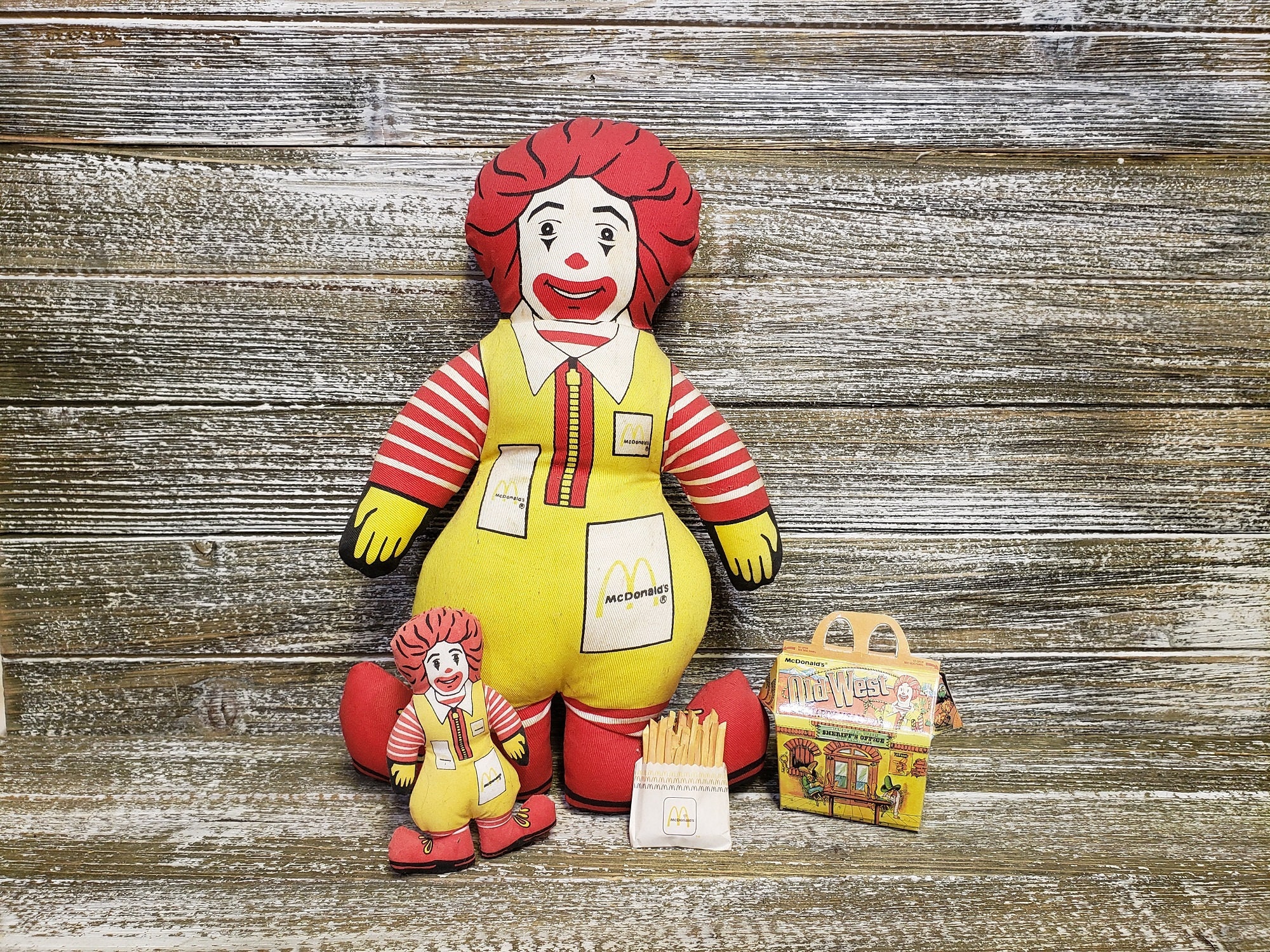 ronald mcdonald plush doll
