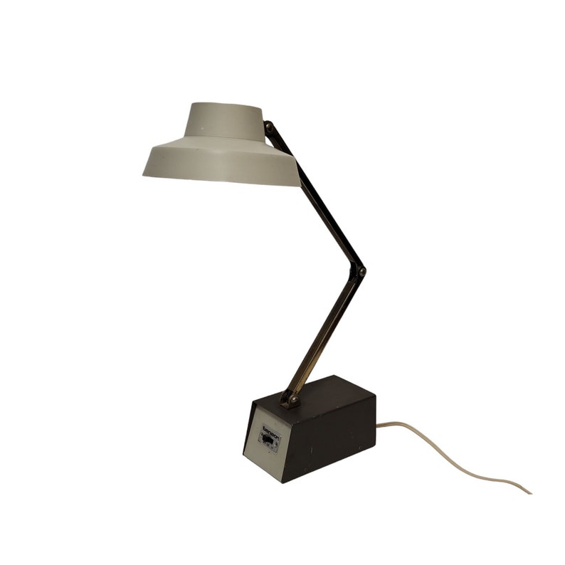 Vintage Industrial Desk Lamp, Tensor Swing Arm Table Lamp, Mid Century Modern, Extending Adjustable, Model 8500, Vintage Office Lighting image 10