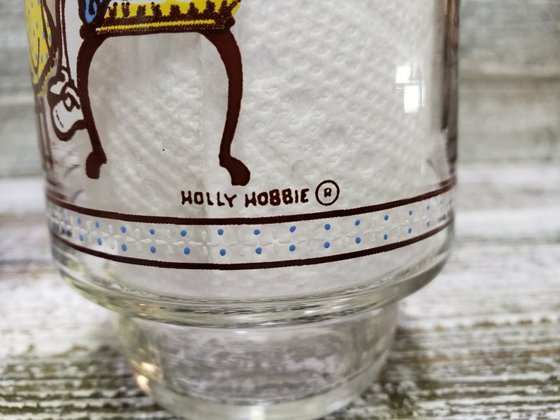 American Greetings Vintage Kitchen 1970/'S Vintage Holly Hobbie Glasses Limited Edeition Holly Hobbie Happy Talk Glass Tumblers Coca Cola