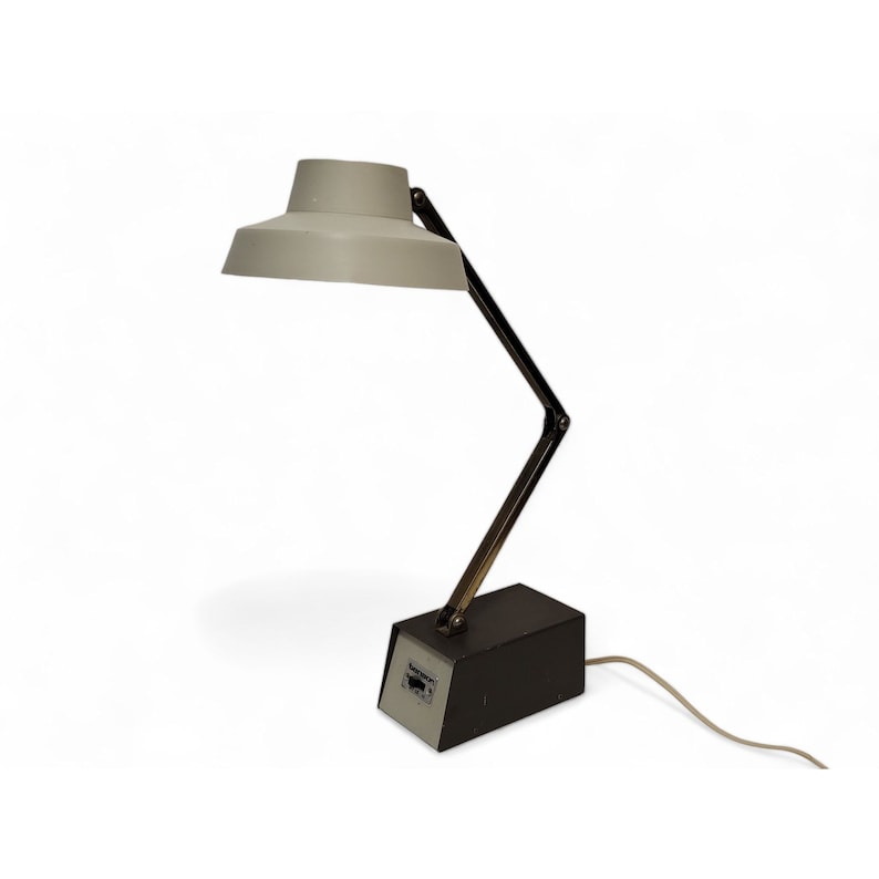 Vintage Industrial Desk Lamp, Tensor Swing Arm Table Lamp, Mid Century Modern, Extending Adjustable, Model 8500, Vintage Office Lighting image 1