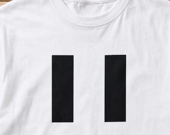 Two Pillar T-Shirt | Pause T-Shirt | Spiritual Symbols