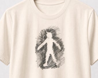 Aura Being Pencil Sketch T-shirt | Original Wearable Spiritual Art | Conscious Clothing