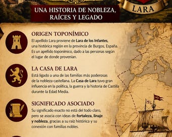 Lara Descarga digital personalizada con el significado y origen de tu nombre