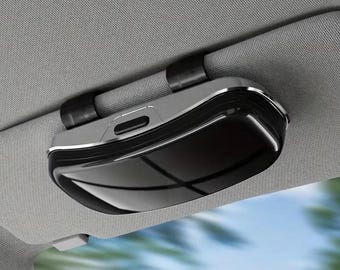 Universele autozonneklep zonnebrilhouder/etui, krasbestendig brillenopbergorganizer