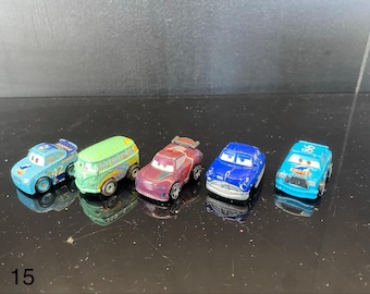 Disney Pixar cars Mattel 5 random cars mini racers