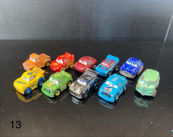 Disney Pixar cars Mattel 10 random cars mini racers